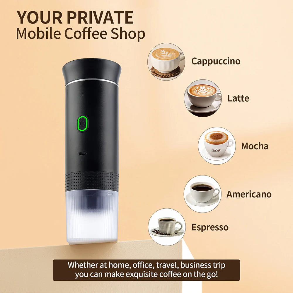 3-In-1 Portable Espresso Machine